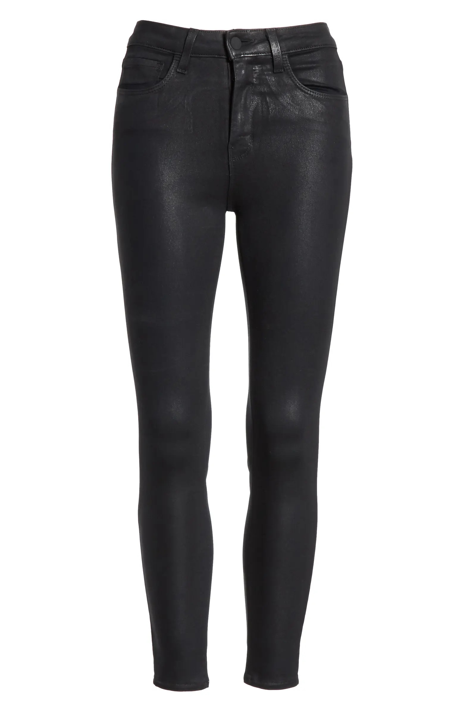 Coated High Waist Skinny Jeans | Nordstrom