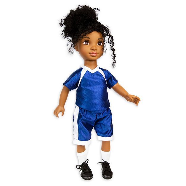 Healthy Roots Navy Blue Soccer Uniform Outfit for Dolls | Target