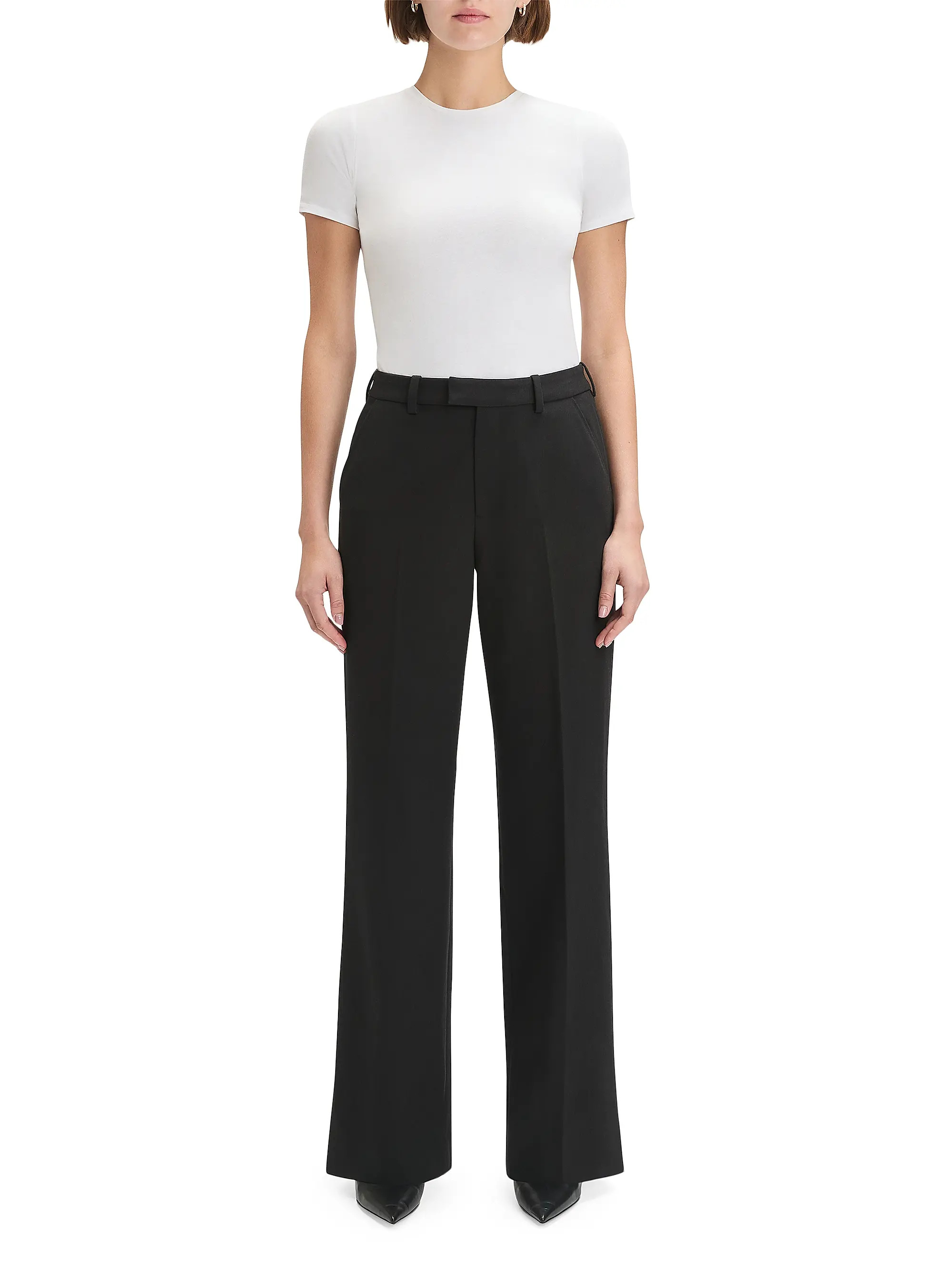 Favorite Daughter Odessa High-Rise Straight-Leg Pants | Saks Fifth Avenue | Saks Fifth Avenue