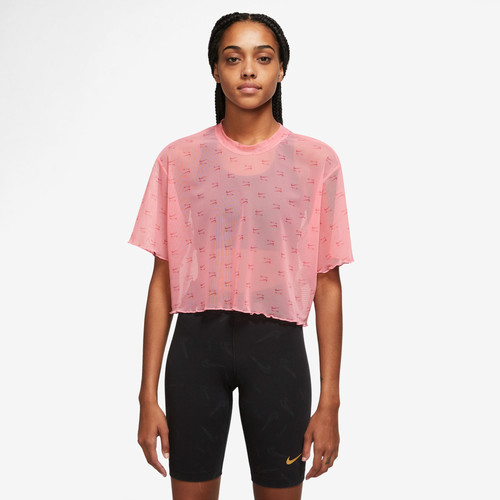 Nike NSW Air AOP Mesh Short Sleeve Crop TopWomen's | Foot Locker (US)