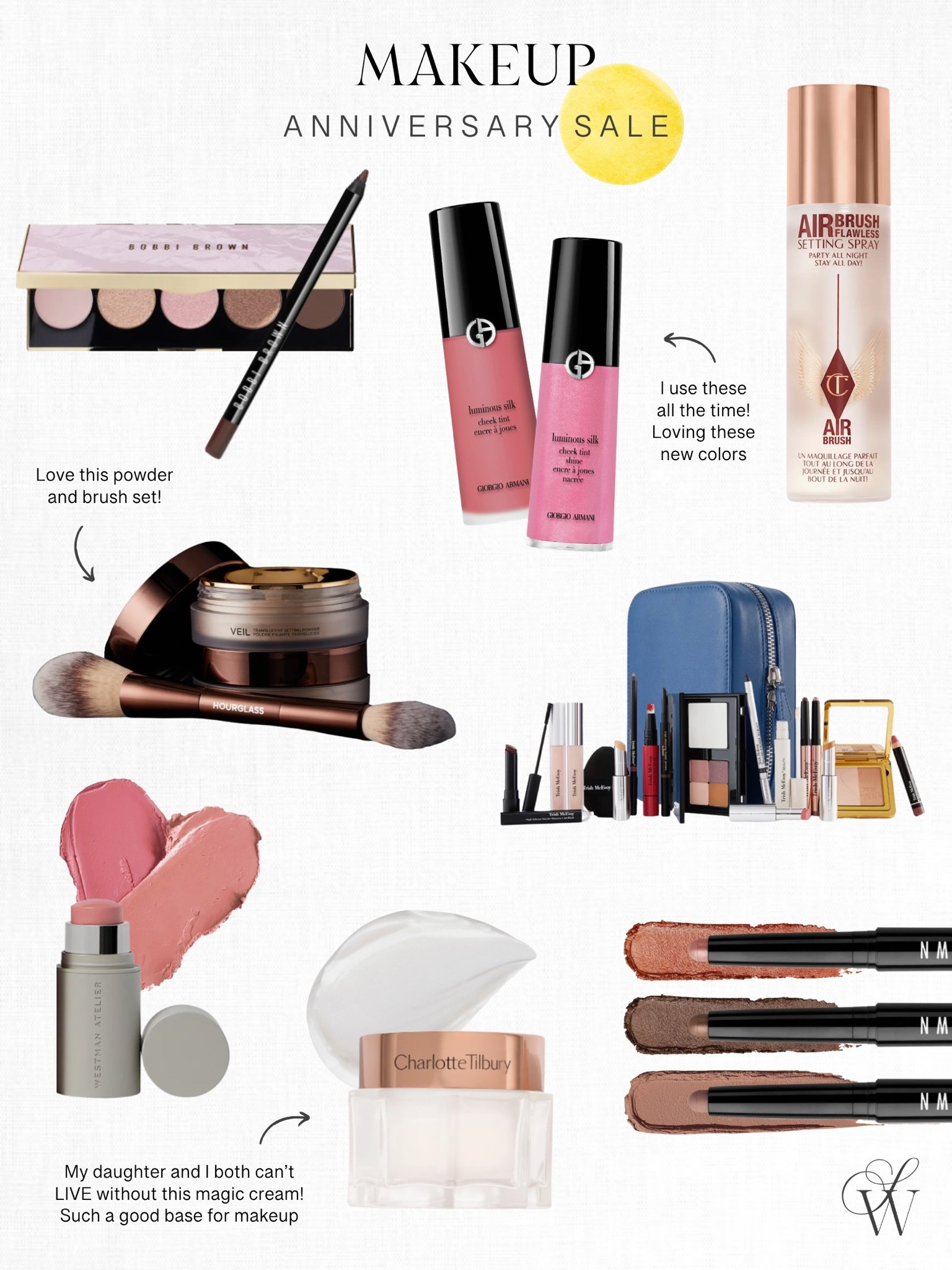 My top makeup picks from the Nordstrom Anniversary Sale! These are products I either own or have on my wishlist. I wouldn't wait on these amazing beauty deals. And if you need to restock your favorites, now's the time.  Happy shopping! 💕🤩