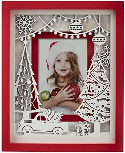 FINE PHOTO GIFTS Christmas Tree Wood Laser Cut Picture Frame | Amazon (US)