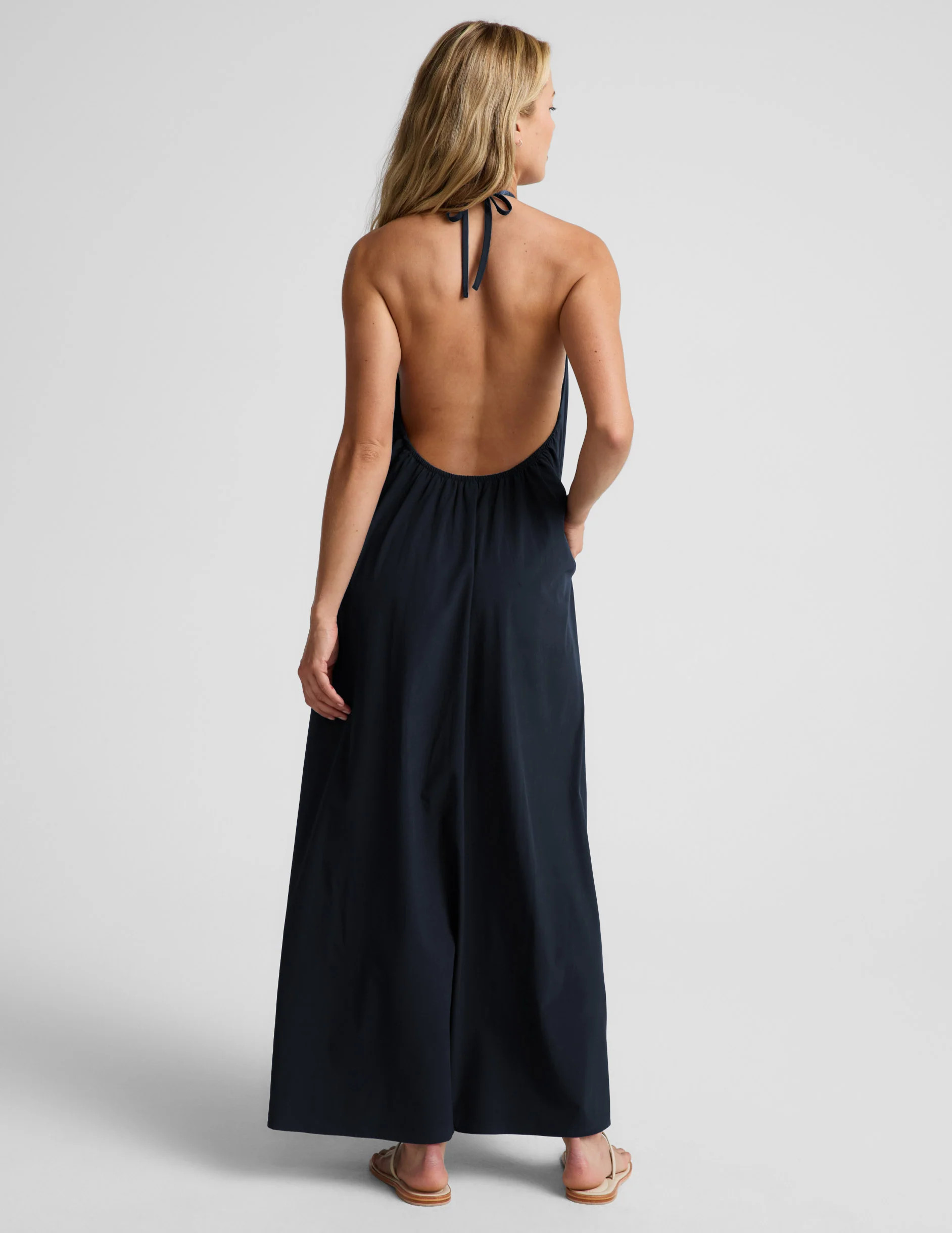 Go With The Flow Halter Dress | Beyond Yoga | Beyond Yoga