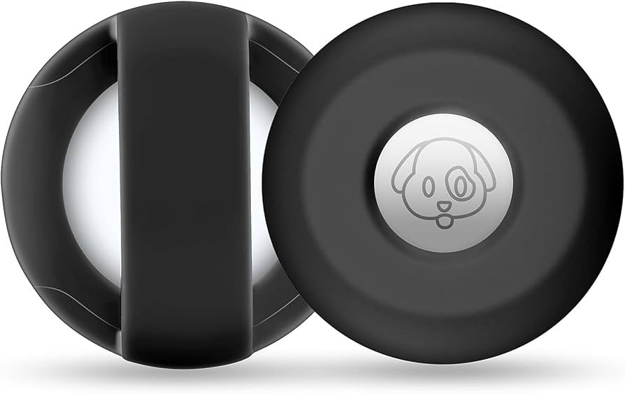 Airtag Holder for Dog Collar, Cibaabo Silicone Air Tag Case Cover Compatible with Apple Airtags f... | Amazon (US)