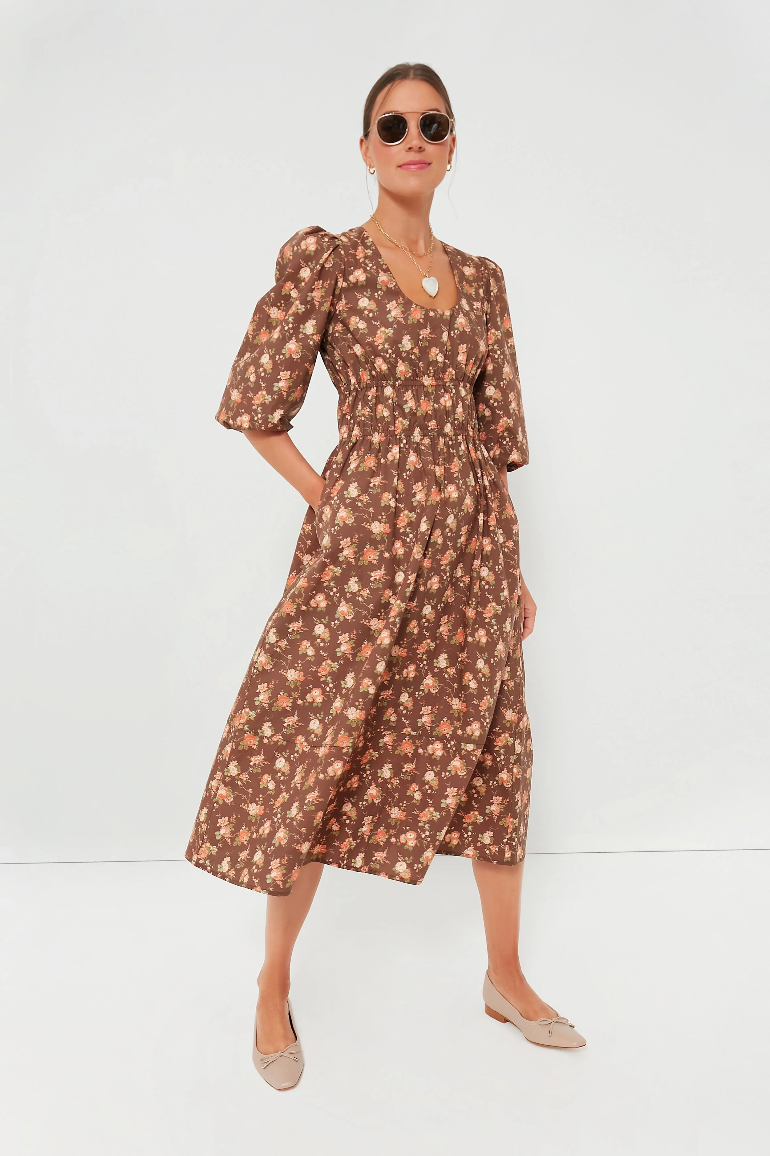 Rosewood Chintz Marlena Dress | Tuckernuck (US)