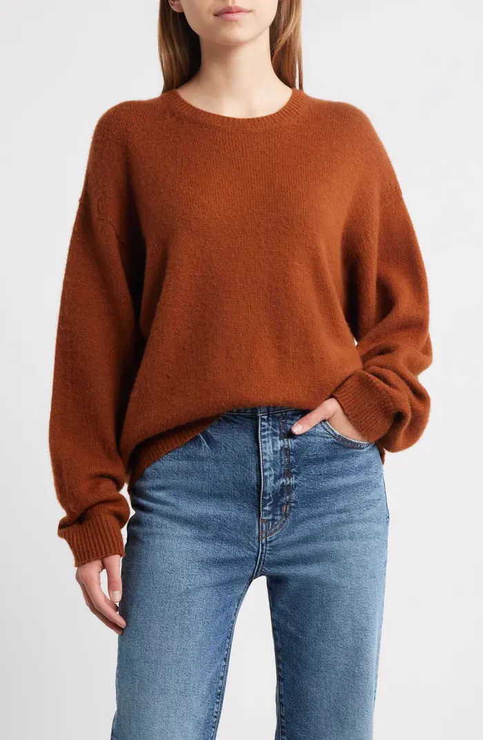 FRAME The Cashmere Brushed Sweater | Nordstrom | Nordstrom