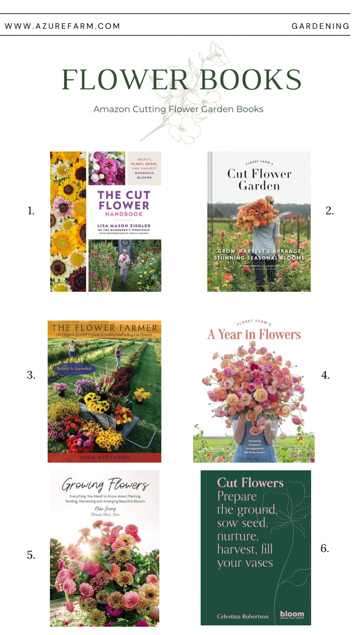 Here’s everything you need to know to grow and arrange cutting flowers! Snag these books on Amazon! 



#LTKSeasonal #LTKHome #LTKFindsUnder50