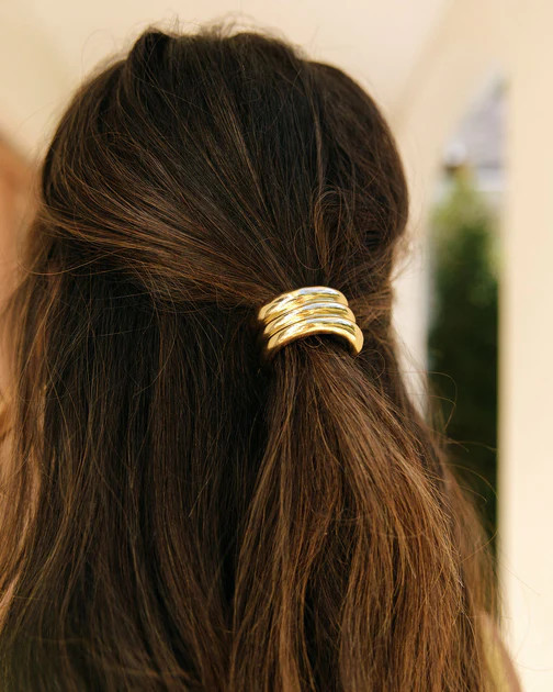 Jolene Metal Hair Tie - Gold | VICI