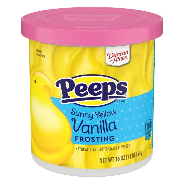 Duncan Hines PEEPS Sunny Yellow Vanilla Frosting, 16 oz. | Walmart (US)