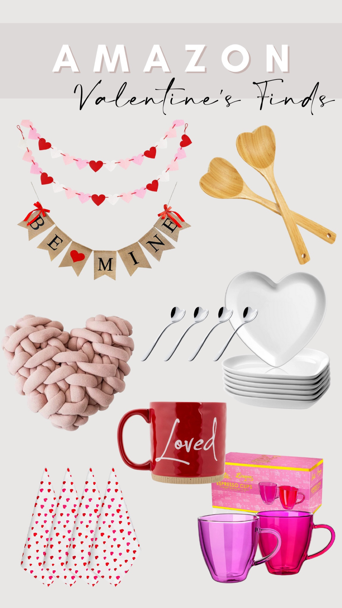 Valentine’s Day home and kitchen finds and decor from Amazon. 

#LTKFind #LTKhome #LTKsalealert