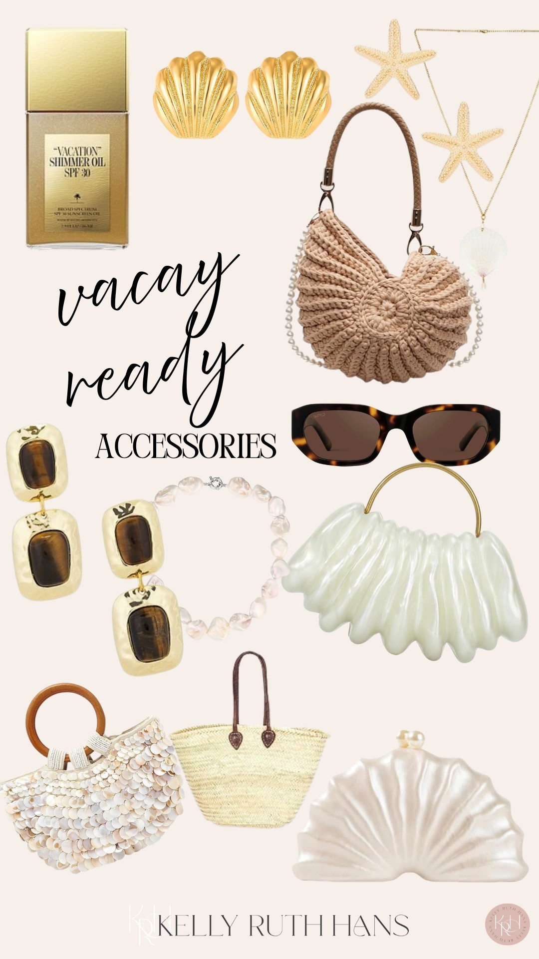 Vacation Ready accessories 

 #LTKSeasonal #LTKTravel