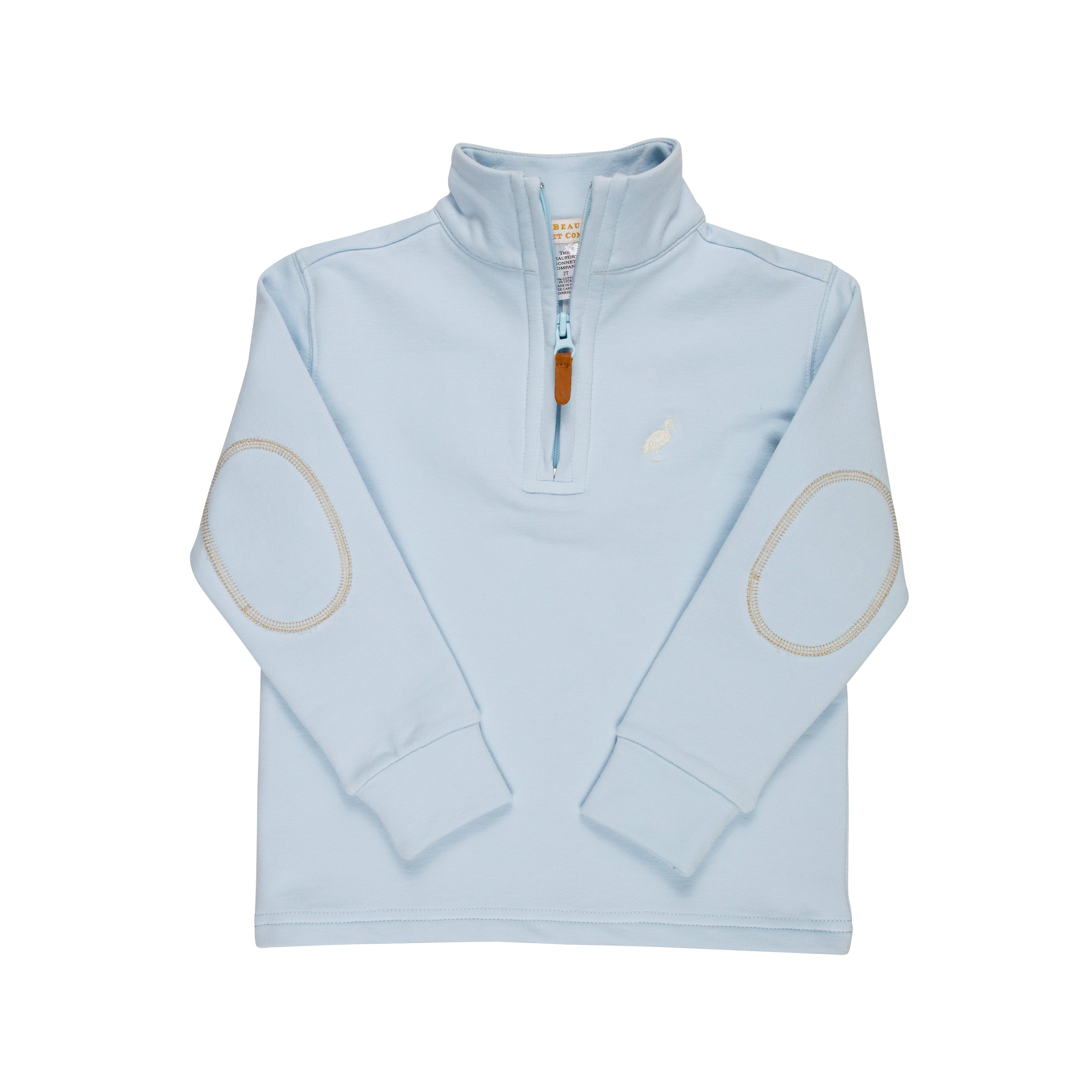 Hayword Half-Zip (Unisex) - Buckhead Blue with Palmetto Pearl Stork | The Beaufort Bonnet Company