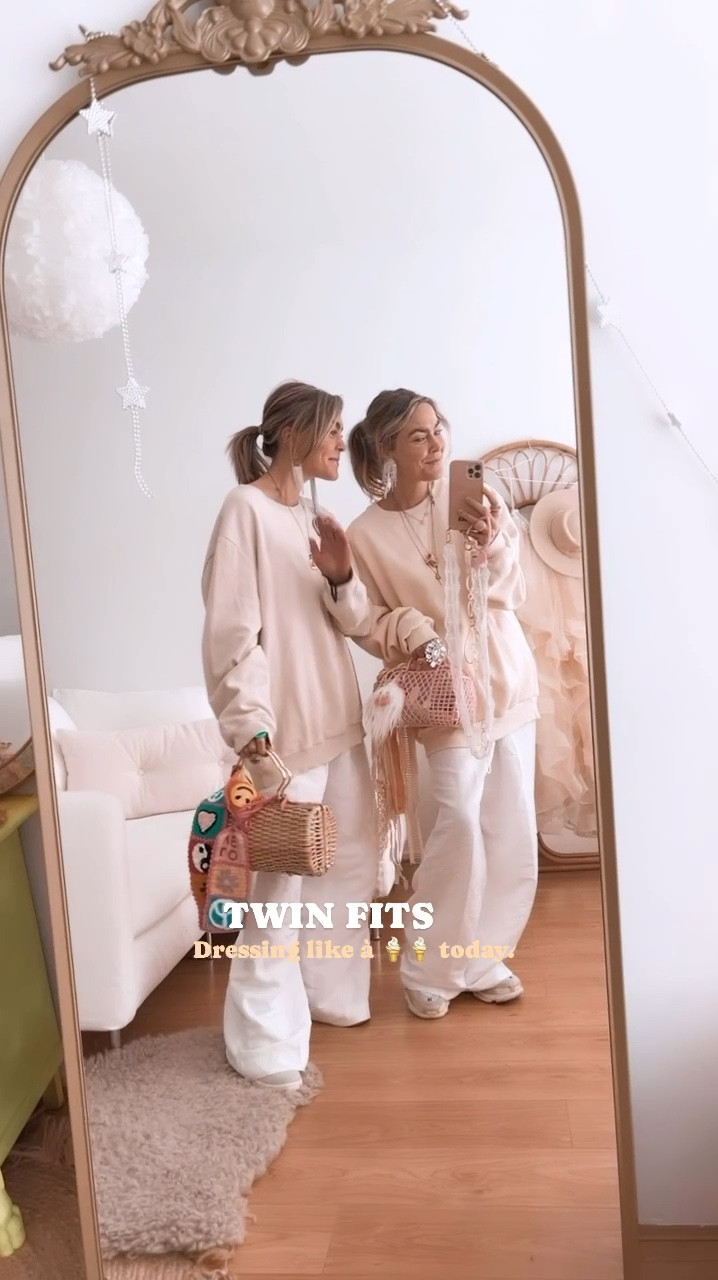 Neutrals we love.. oversized sweaters and white linen trousers 🍦🍦🫶🏼🫶🏼
.
Uniqlo, H&M, summer fits, bySiss faves 
.
Our accessories are shoppable in our online shop: www.bySiss.com 🩷🫶🏼🎀💕 

#LTKfindsunder50 #LTKstyletip #LTKfindsunder100