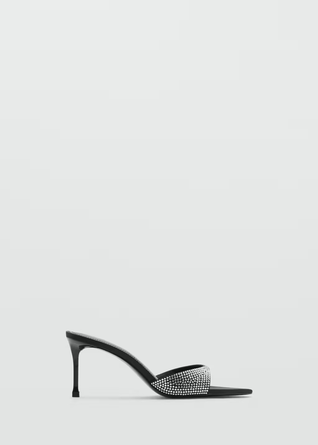 Rhinestone heeled slingback sandal - Women | MANGO United Kingdom | MANGO (UK)