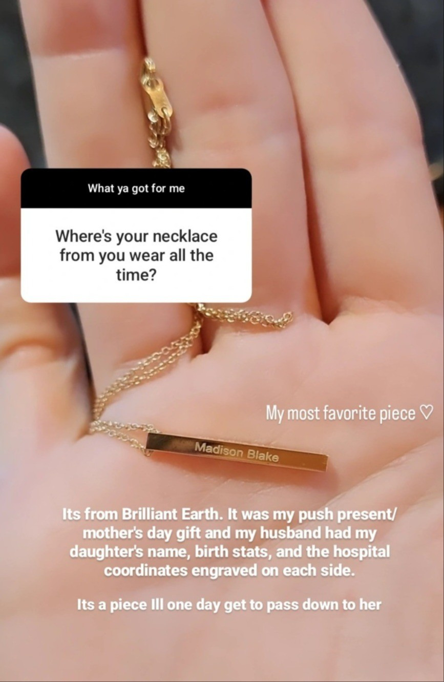 The perfect push present, holiday gift, or just the cutest way to say 'I love you.' Easy to personalize. I engraved all 4 sides with my daughter's birth stats! I cant wait to pass it on to her one dayPersonalized jewelry, gift, present, birth, christmas

#LTKWedding #LTKBaby #LTKNYFW