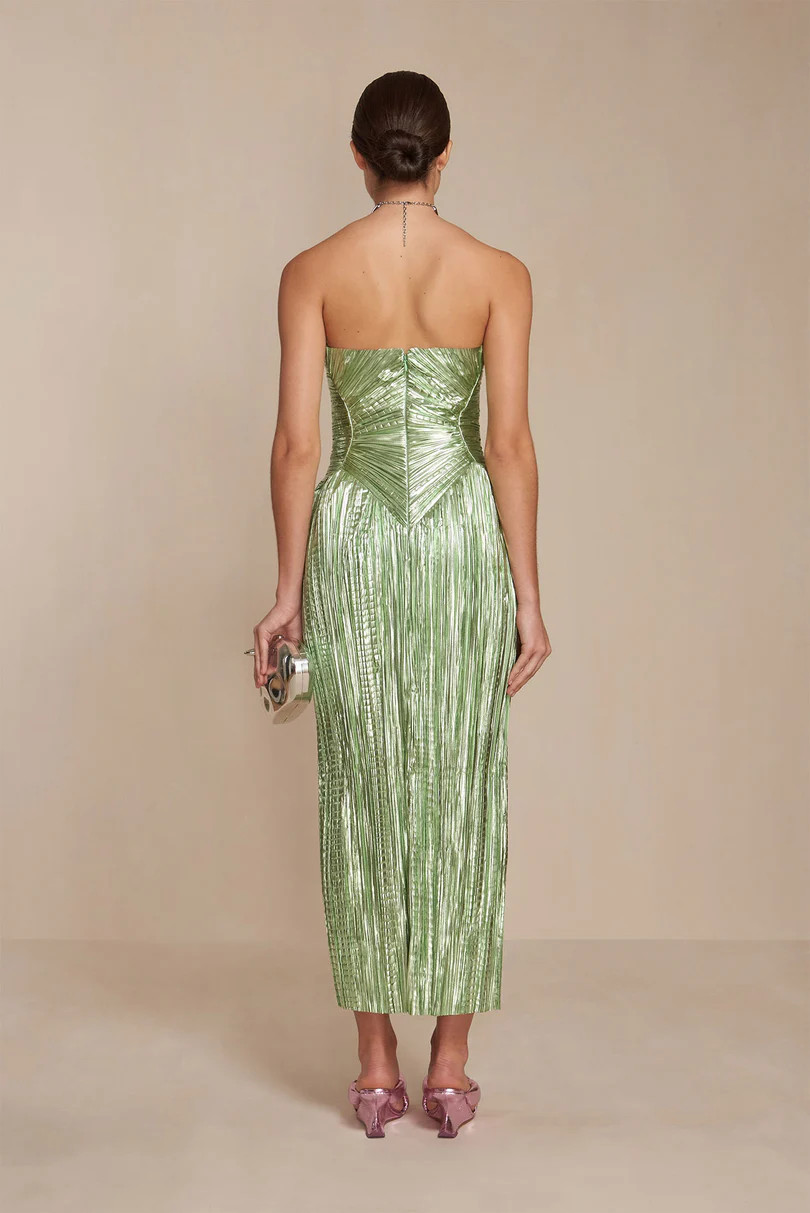 ASHIKA GOWN - SPEARMINT METALLIC | Cult Gaia - US