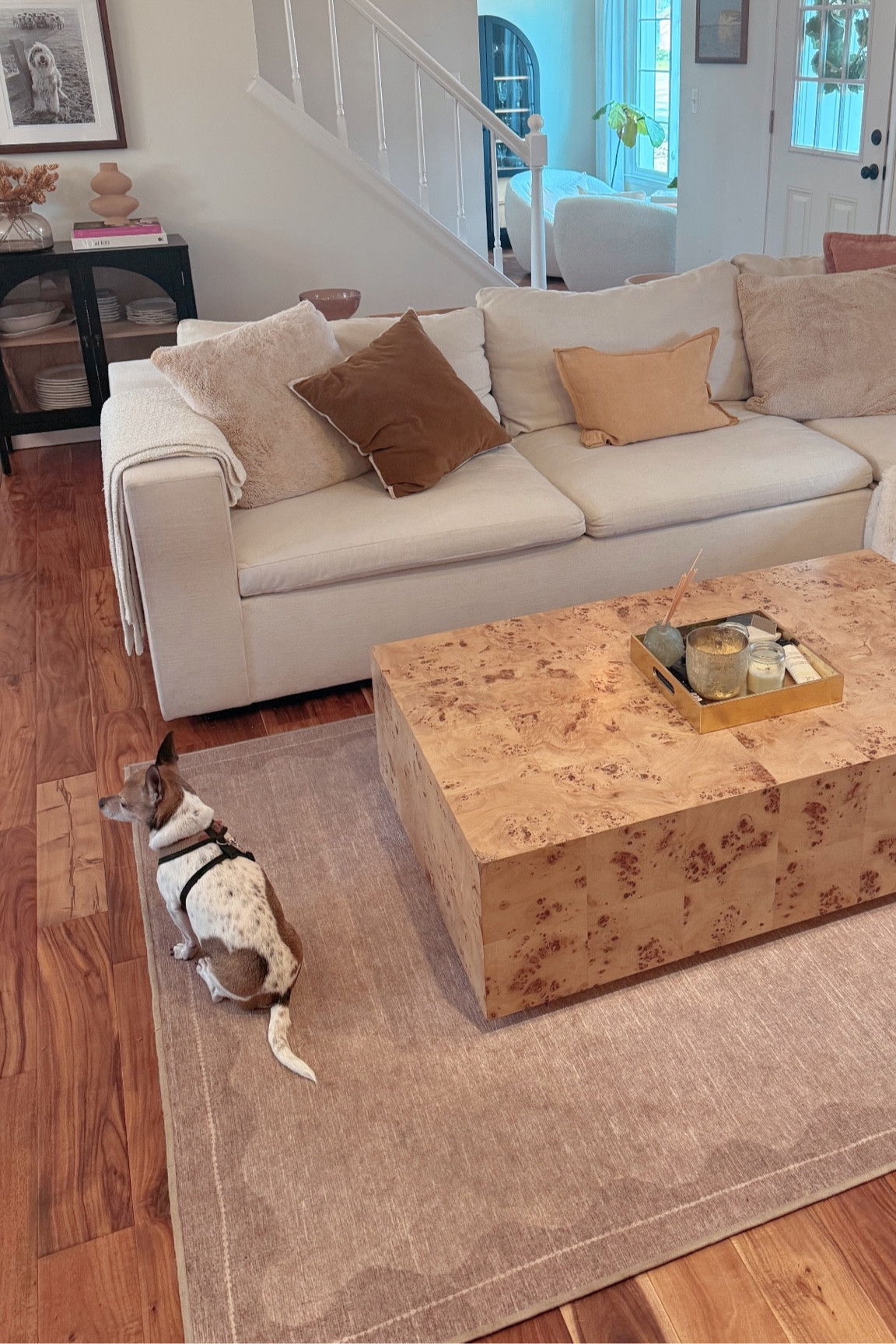 Sharing my new rug and accent table find for the LR! 