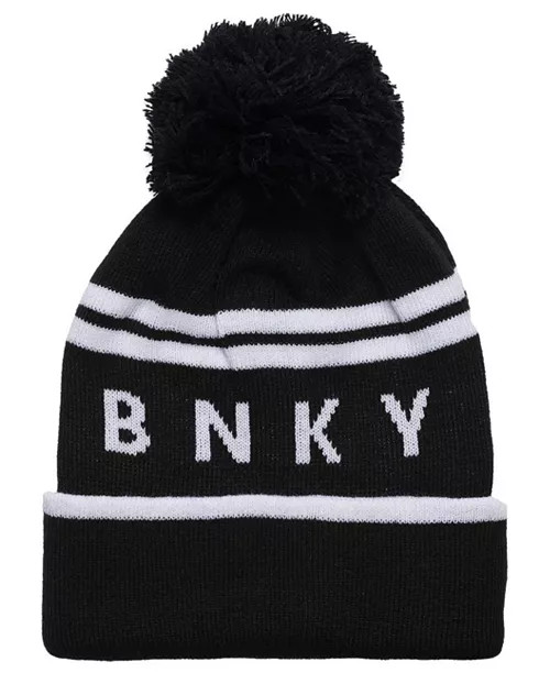BinkyBro Boys Sundance Pom - Raven Beanie - Macy's | Macy's