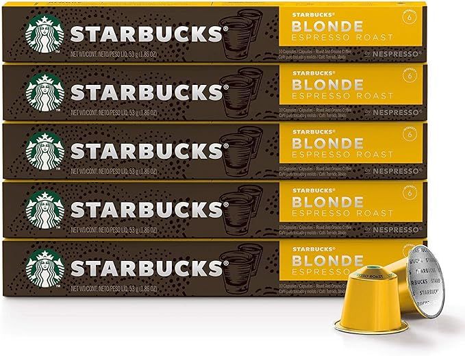 Starbucks by Nespresso Coffee Pods Compatible with Nespresso Original Line Machines 50 Capsules E... | Amazon (CA)