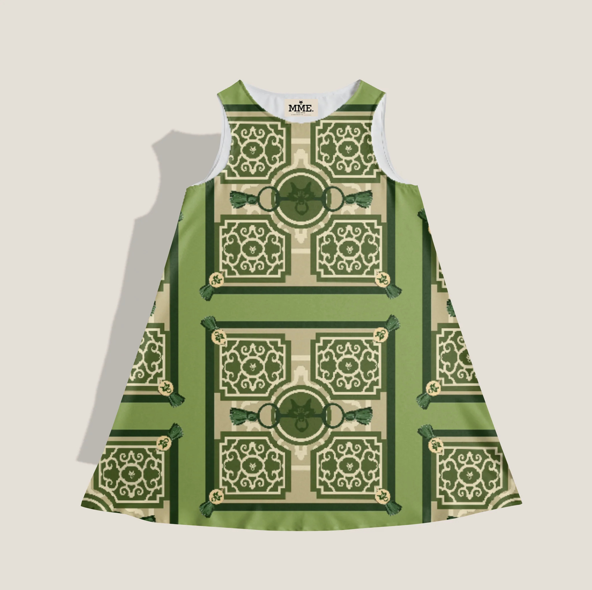 MME. SIGNATURE GARDEN SCARF DRESS | MME.MINK