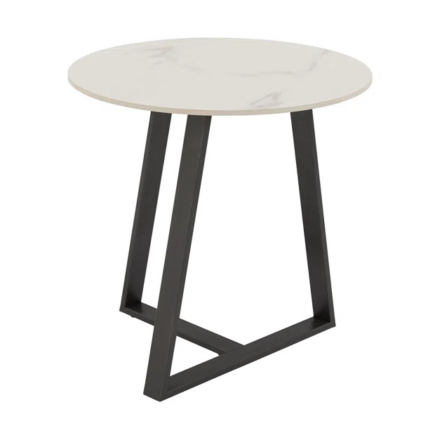 Kashlee Glossy Sintered Stone End Table | Wayfair North America