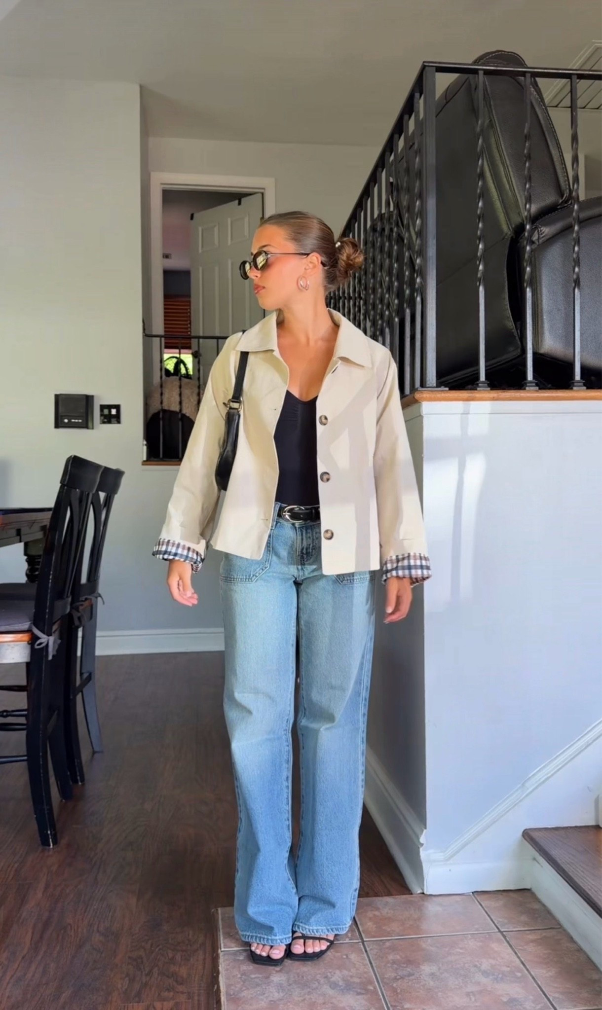 cutest cropped trench coat

#LTKootd