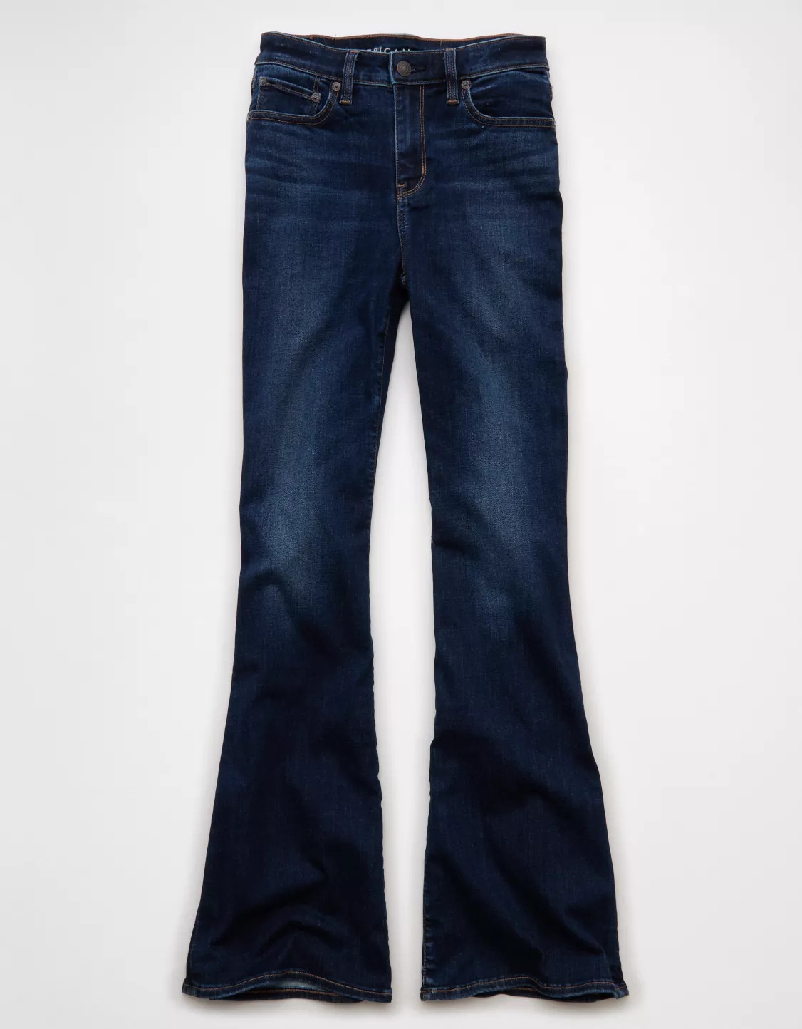 AE Next Level Super High-Waisted Flare Jean | American Eagle Outfitters (US & CA)