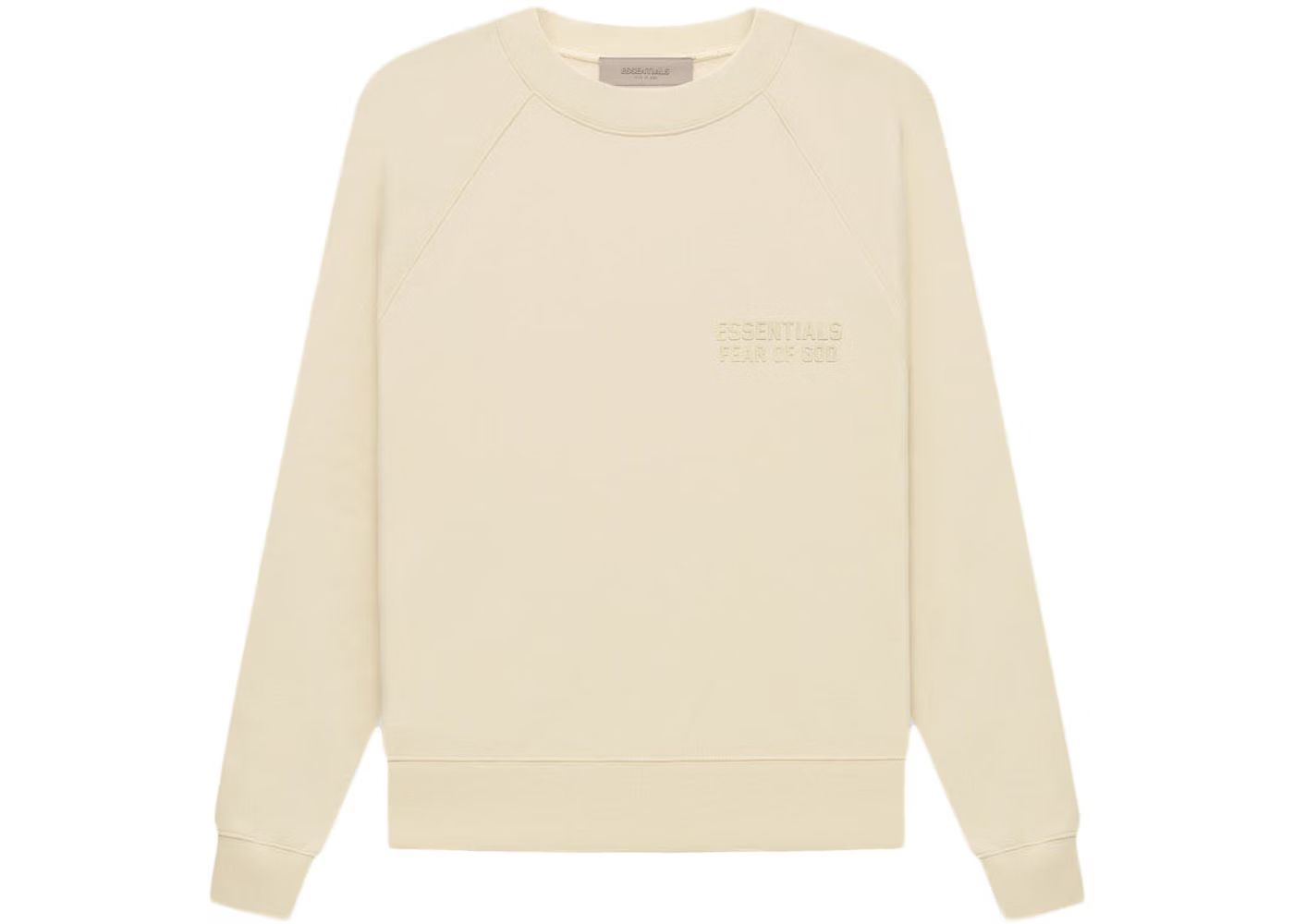 Fear of God Essentials CrewneckEgg Shell | StockX