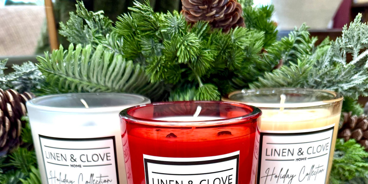 Linen & Clove 2025 Holiday Candle Collection | Linen & Clove