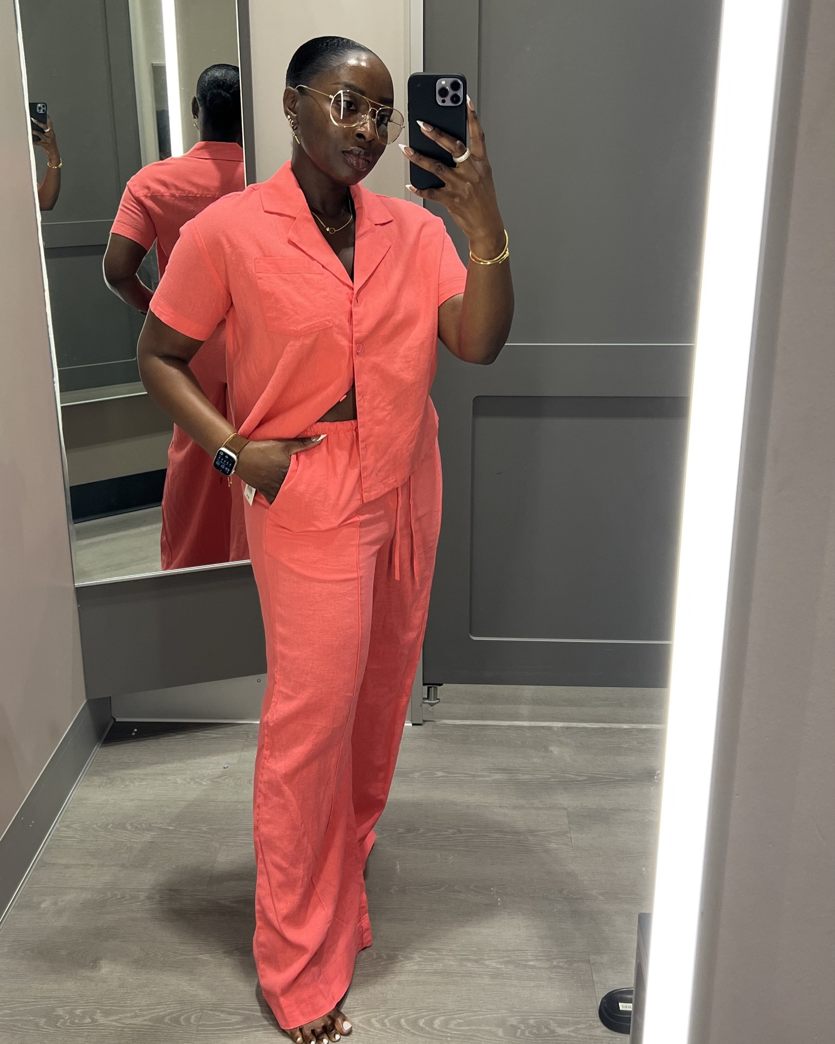 This color tho?! I had to grab it, wearing a large in the bottoms and medium in the top  

#LTKbeauty #LTKfindsunder50 #LTKstyletip