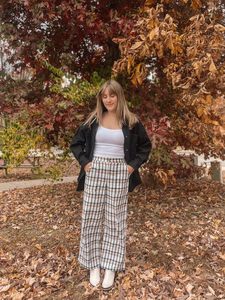 Fall OOTD 10/27/22 🖤🖤 My pants are from last year so I tried to link several similar options! 

#LTKstyletip #LTKSeasonal #LTKfit