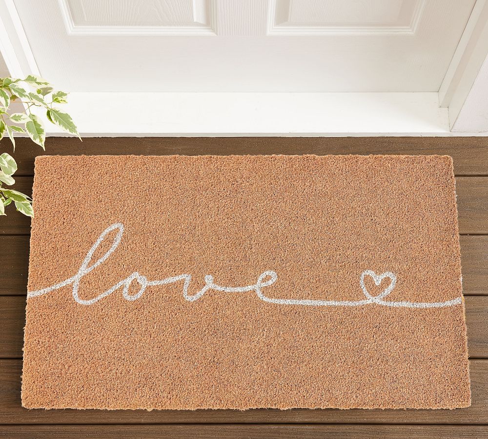 Love Script Doormat | Pottery Barn (US)