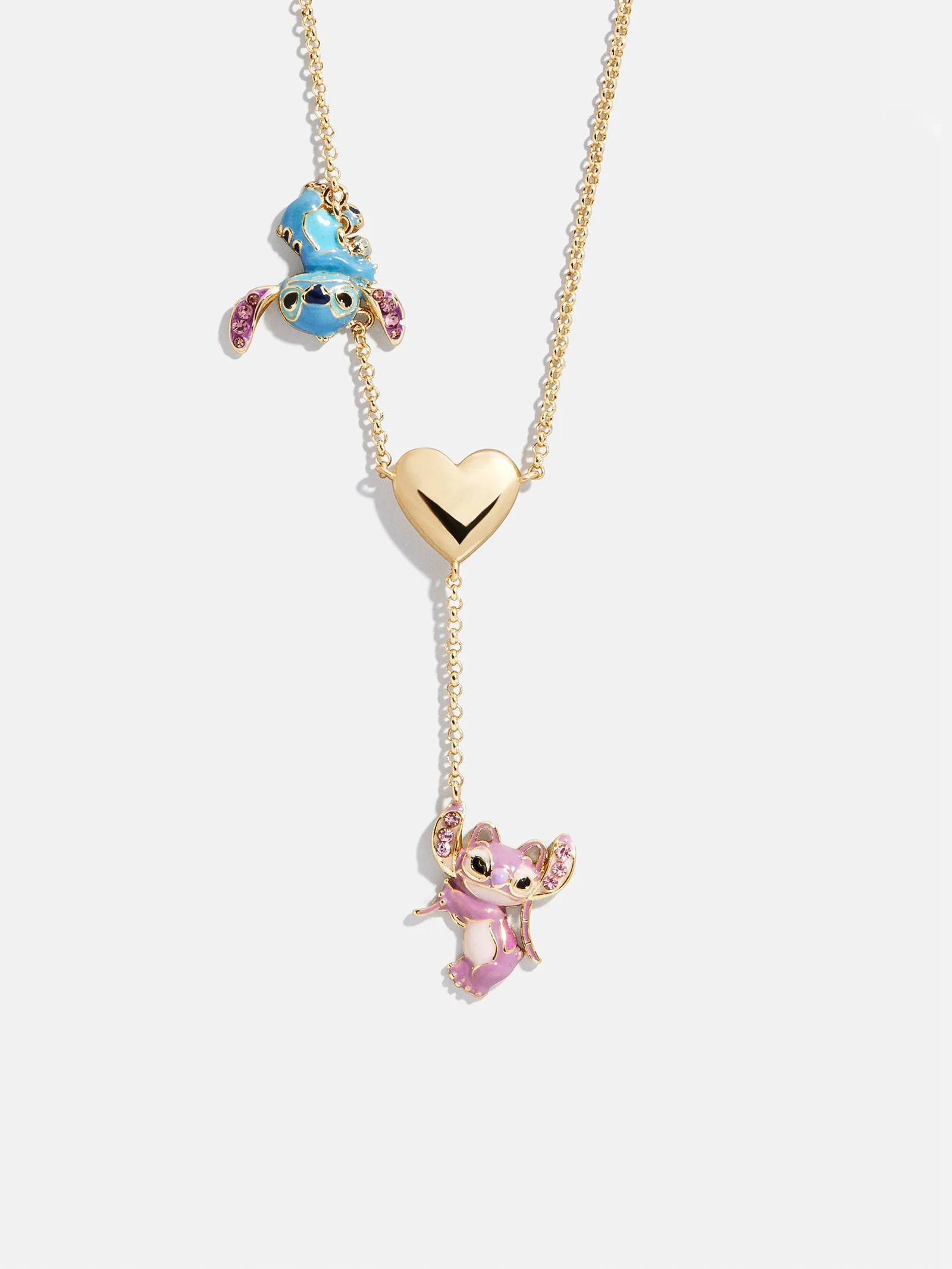Disney Lilo & Stitch Dynamic Duo Lariat Necklace - Disney Stitch | BaubleBar