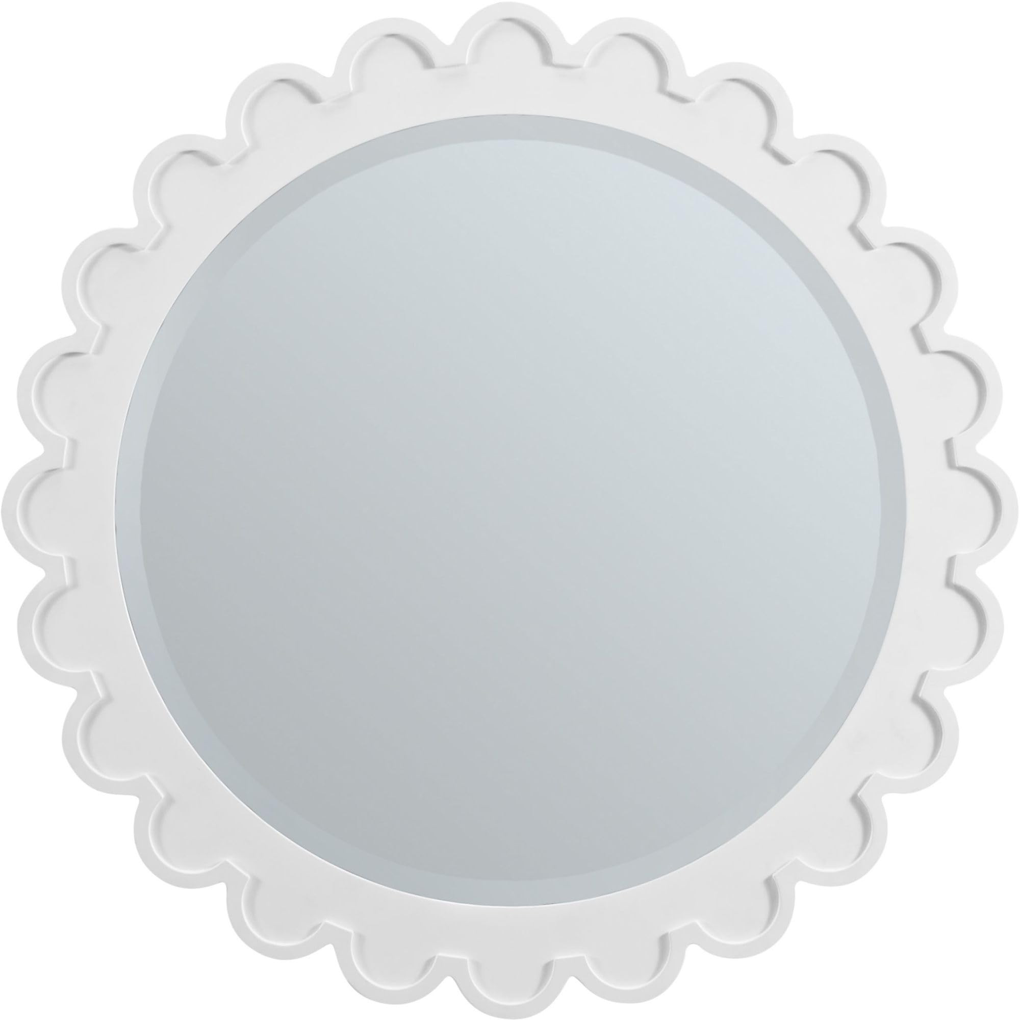 244-MR32 Adelese 32"" x 32"" Framed Bathroom Mirror - Bright White, 244-MR32-BW | Amazon (US)