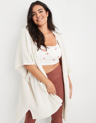 Aerie Cozy Cloud Cape | American Eagle Outfitters (US & CA)