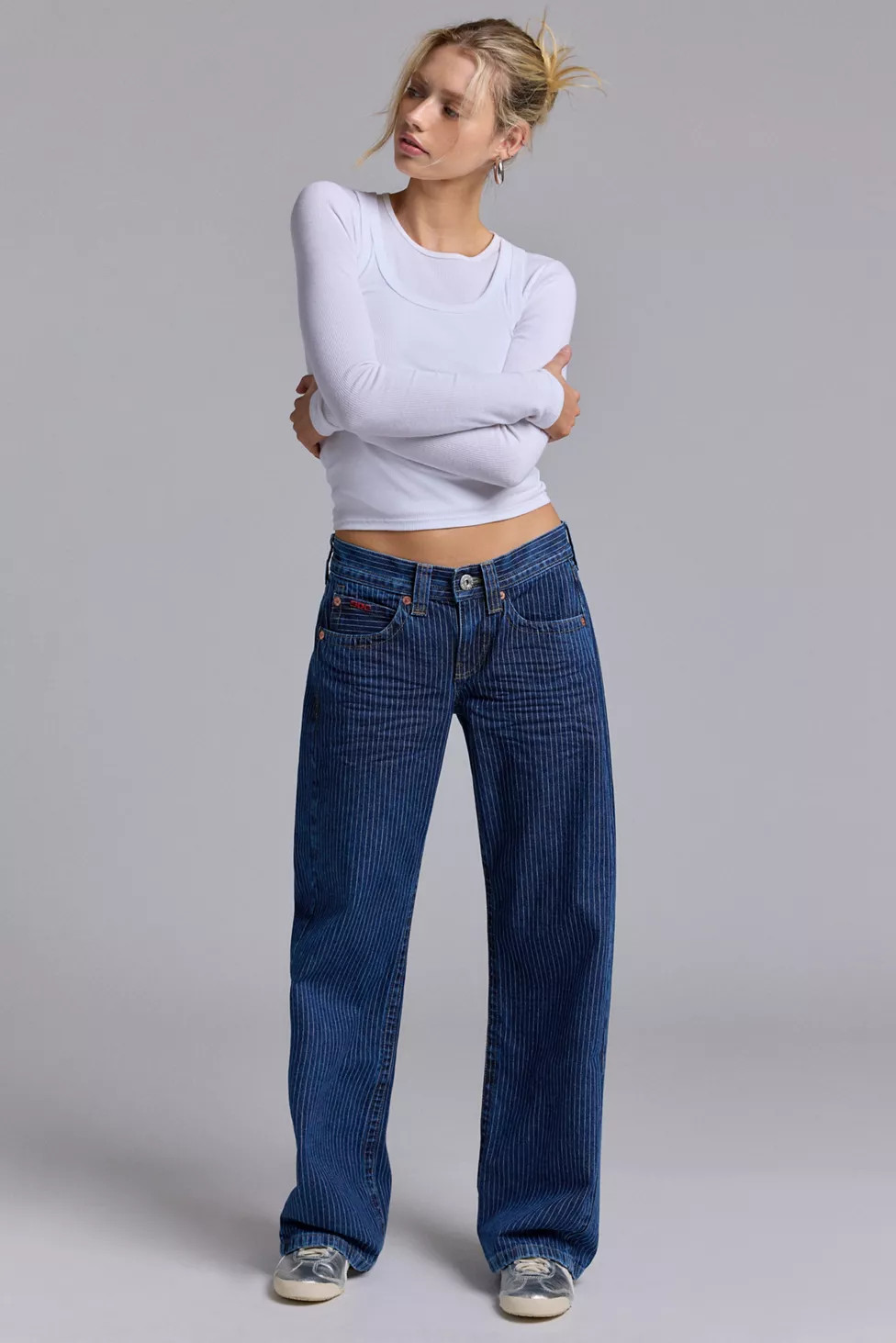 BDG Kayla Printed Low-Rise Jean | Urban Outfitters (US and RoW)