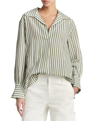 Coast Striped V Neck Shirt | Bloomingdale's (US)