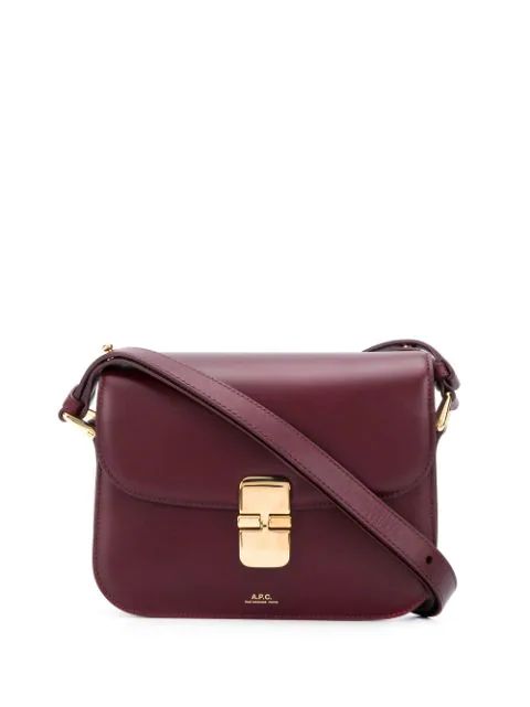 Grace leather shoulder bag | Farfetch (US)