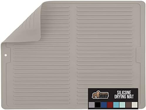 Gorilla Grip Oversized Dish Drying Mat, Food Grade Silicone, Better Aeration, No Condensation, Quick | Amazon (US)