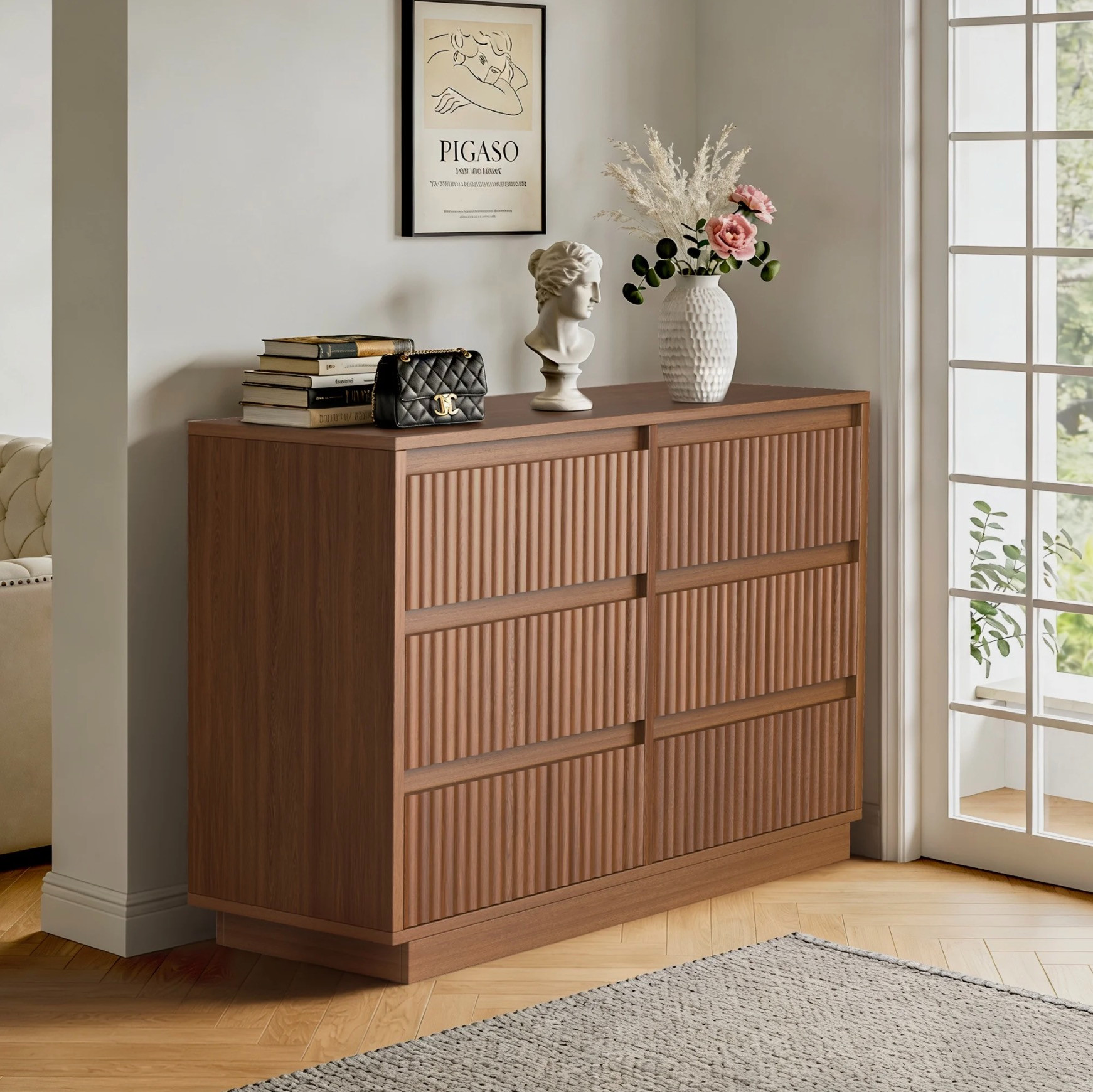 Modern Brown 6-Drawer Wood Dresser | Walmart Bedroom Storage Find


#WalmartFinds #HomeStorage #BedroomFurniture #ModernHomeDecor #DrawerDresser #AffordableHome #HomeOrganization #EntrywayStyle #LivingRoomDecor 

 #LTKHome
