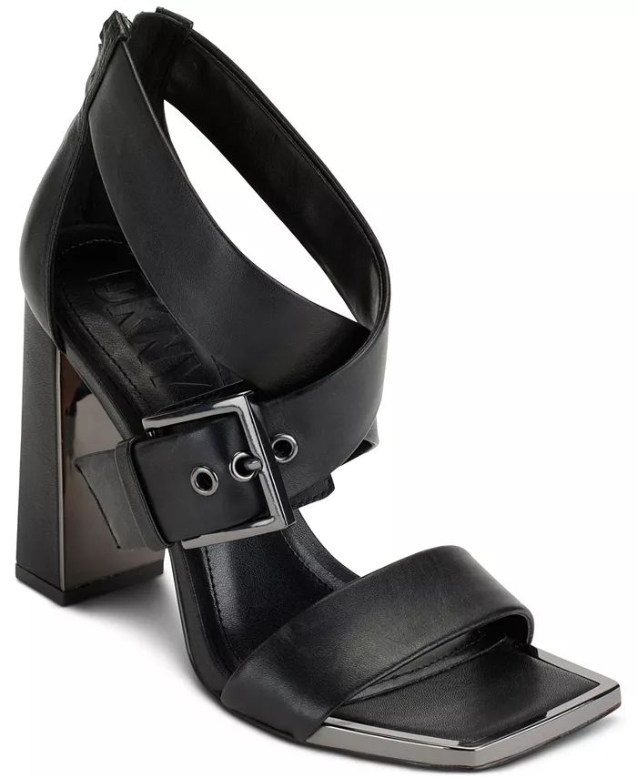 DKNY Women's Revelyn Crisscross Ankle-Strap Dress Sandals - Macy's | Macy's