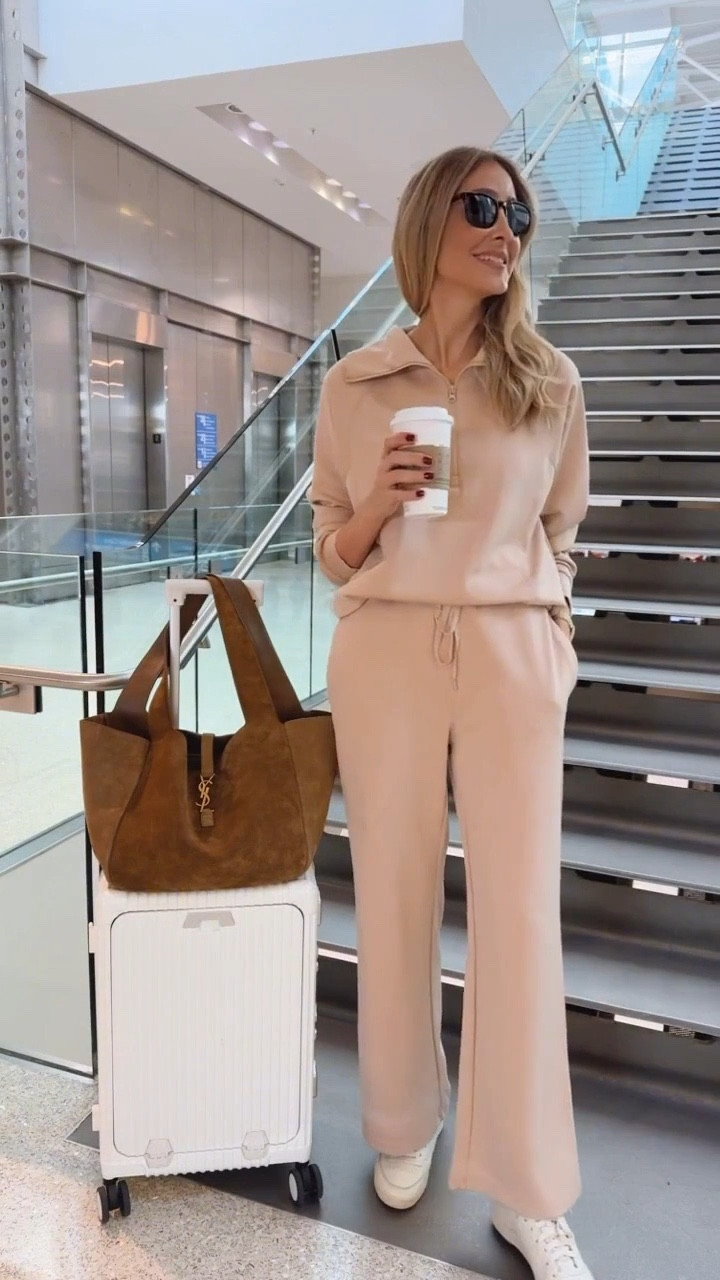 Amazon travel set
Loving this set, super comfy, elegant, and stylish. Fits true to size and I’m wearing size small 
Travel outfit 
Airport outfit 
Cozy set
Cozy travel outfit 
Travel essentials 



#LTKootd #LTKU #LTKTravel