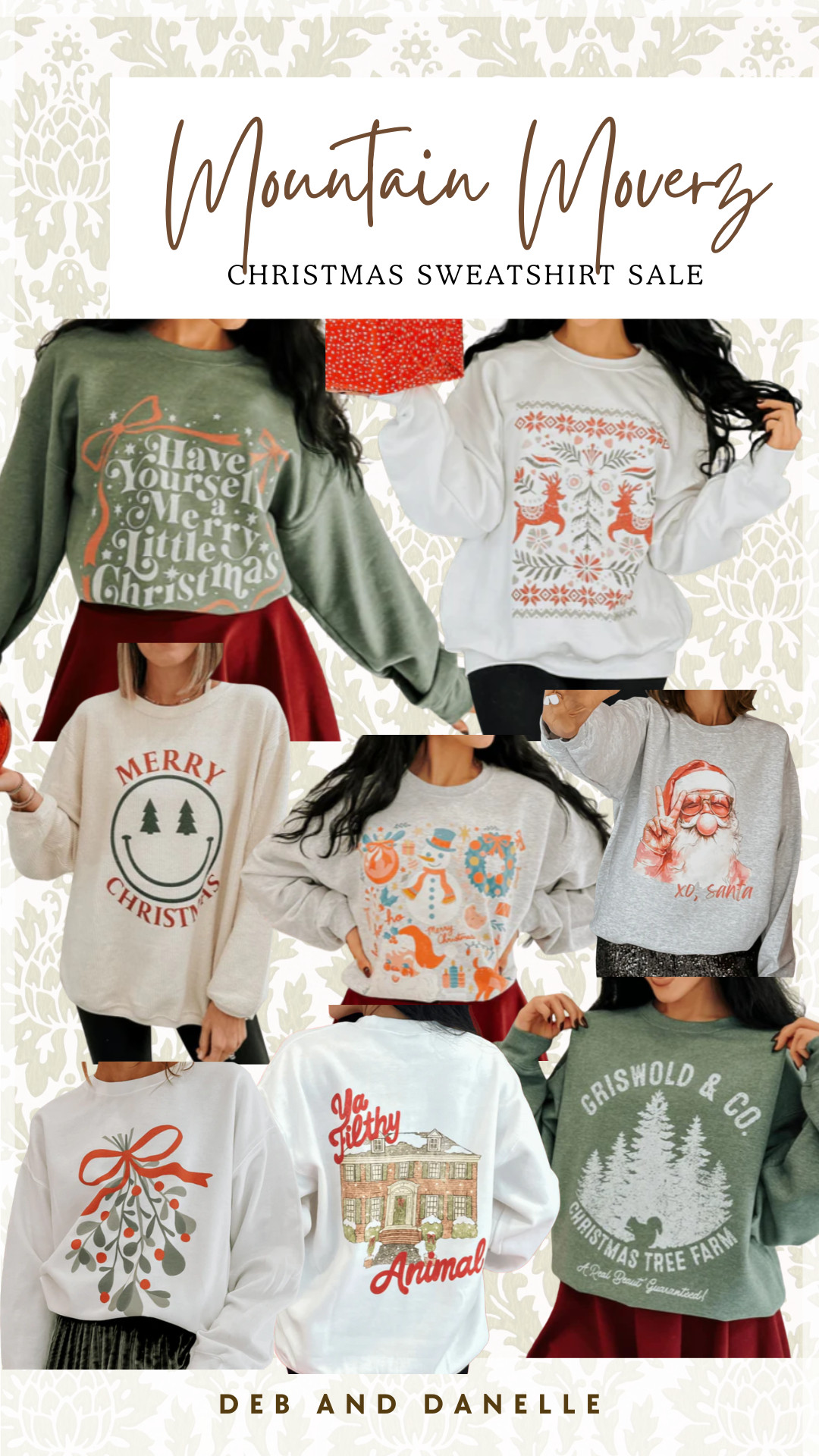 Mountain Moverz has some amazing Christmas graphic sweatshirts and they are currently on sale!! I love the faded style of their shirts so I grabbed a couple new ones.  

 #LTKHoliday #LTKSeasonal #LTKMidsize