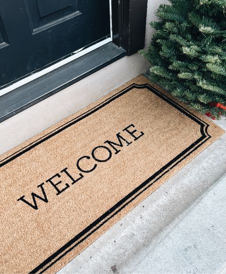 Extra large door mat! Love this. Mini real Christmas tree is from the grocery store.
-
Target studio McGee - front door decor - affordable home decor 

#LTKfindsunder50 #LTKSeasonal #LTKhome