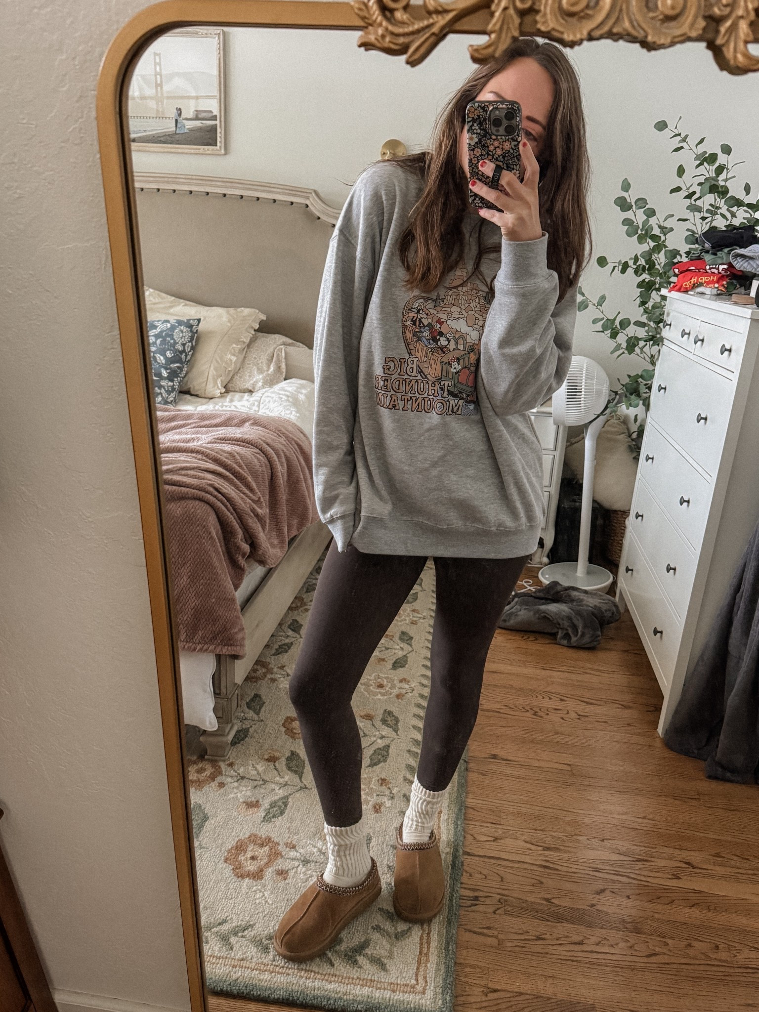 Cozy Monday OOTD for running errands and date day with my hubs. 🥰🫶🏼 Wearing my new favorite sweatshirt- a Christmas gift from Zack!! I’m obsessed! Perfect for any Disney lover!

#LTKootd #LTKSaleAlert #LTKGiftGuide