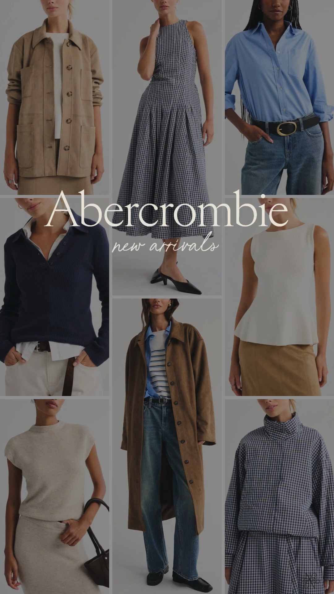 Abercrombie new arrivals for fall 🤎

fall fashion, fall jacket, trench coat, pull on pants, fall accessories, autumn outfits, loafers, fall shoes, fall dresses