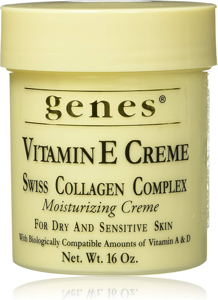 Genes Vitamin E Creme Swiss Collagen Complex Moisturizing Creme for Dry and Sensitive Skin 16 oz | Amazon (US)