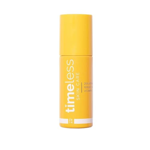 Timeless Skin Care Vitamin C Serum with Vitamin E & Ferulic Acid - Brightening Serum - for Oily & Dry Skin - Fragrance-Free - 1.7 oz | Amazon (US)