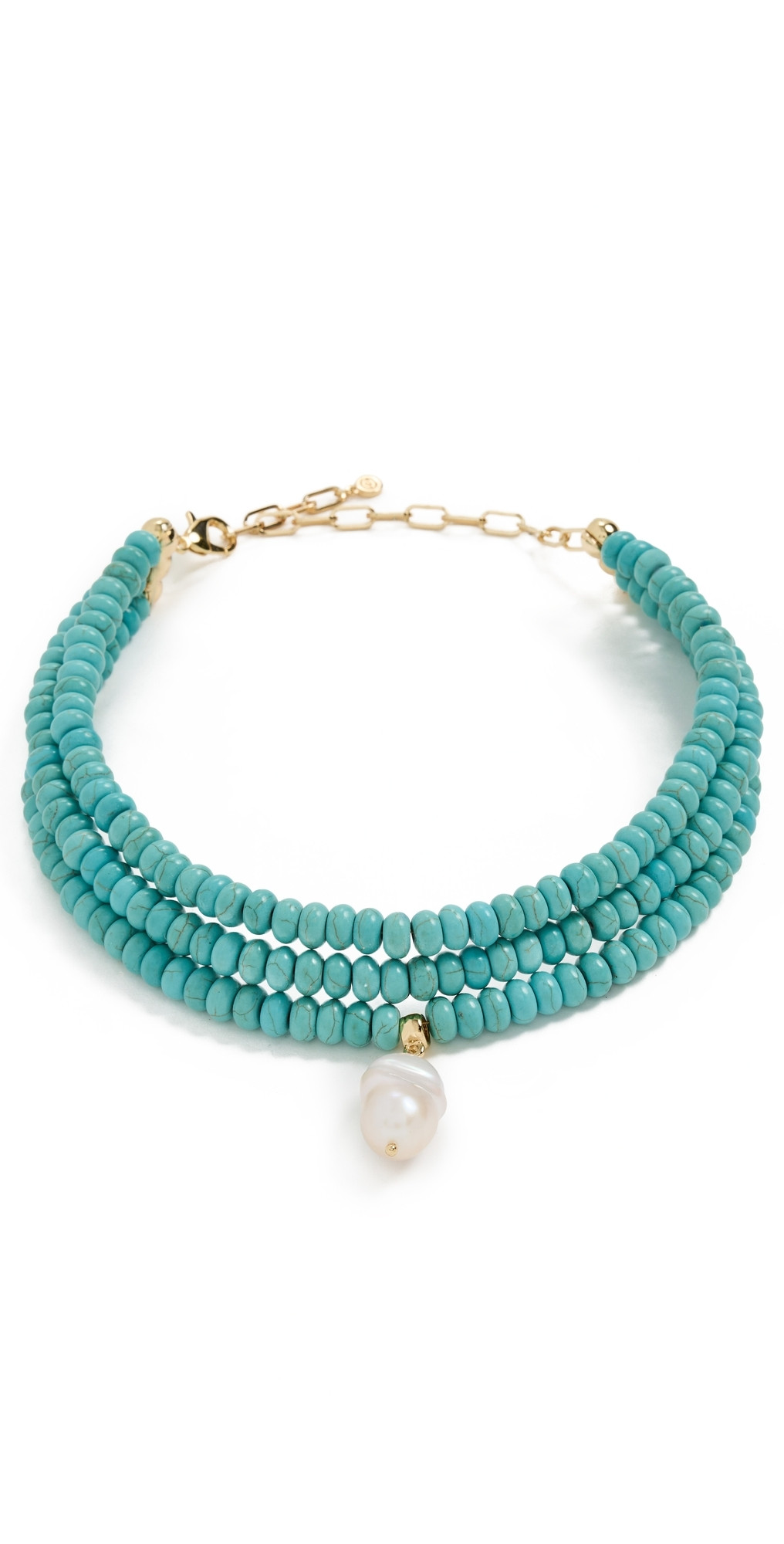 Ettika Marina Layers Turquoise Necklace Turquoise One Size | Shopbop