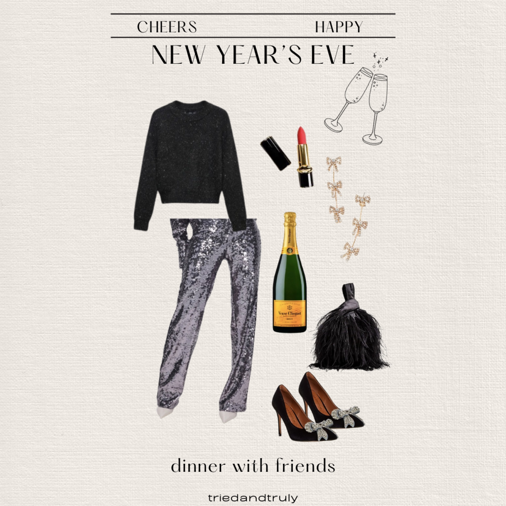 New Year's Eve dinner and drinks with friends outfit🥂✨

#LTKHoliday #LTKparties #LTKstyletip